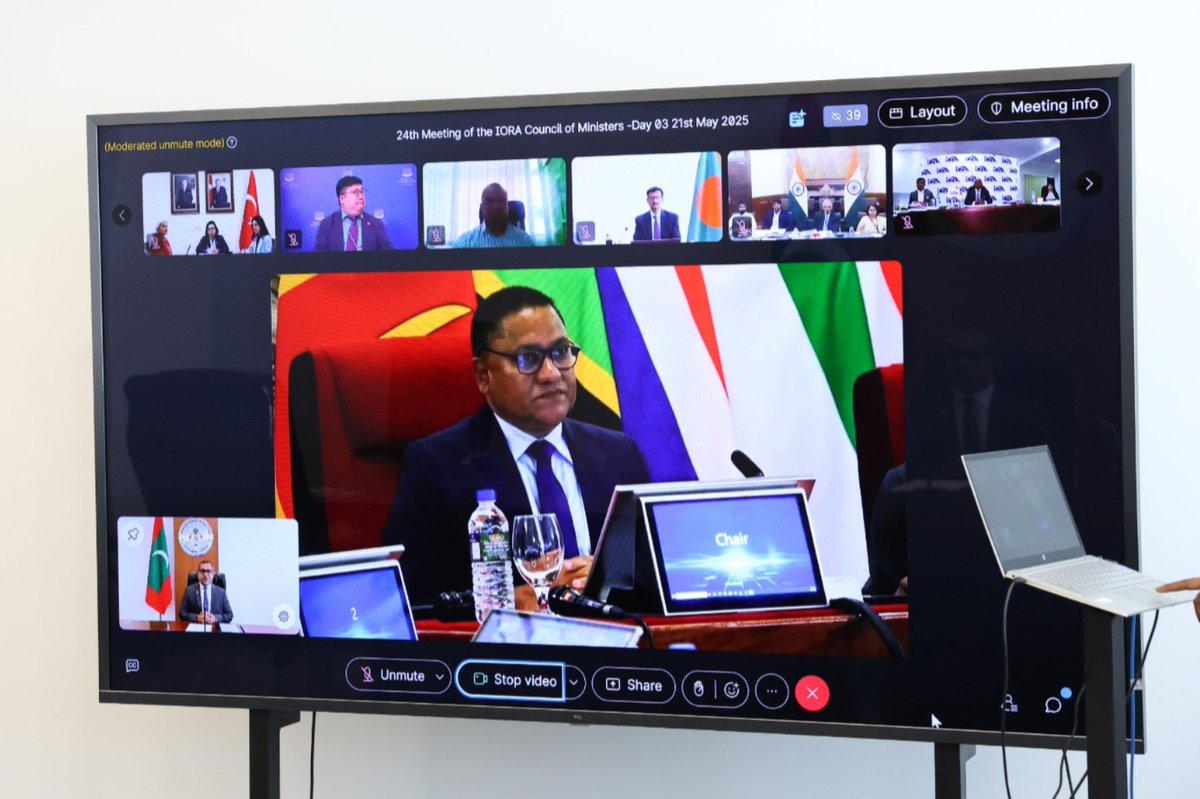 Minister of Foreign Affairs calls for coordinated and shared action to address common challenges at 24th Meeting of the IORA Council of Ministers

📃 Press Release | t.ly/bq4js