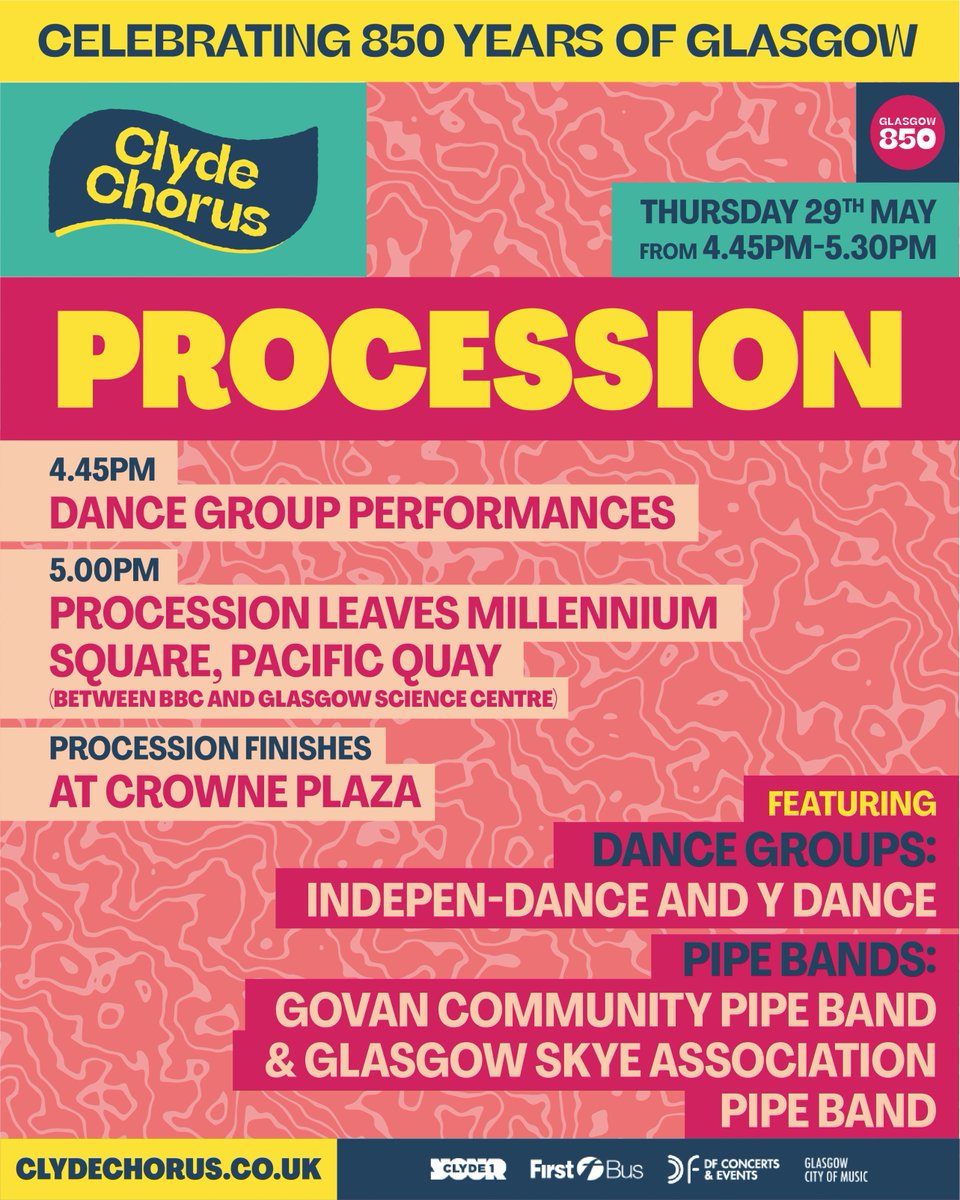 gigsinscotland's tweet photo. Take a look at some of the Fringe events occurring alongside Clyde Chorus⭐️

With plenty on offer over the course of the weekend, come and celebrate 850 years of Glasgow!

TICKETS ⇾ https://t.co/PJldjAYzLJ https://t.co/cpqsyCSWua