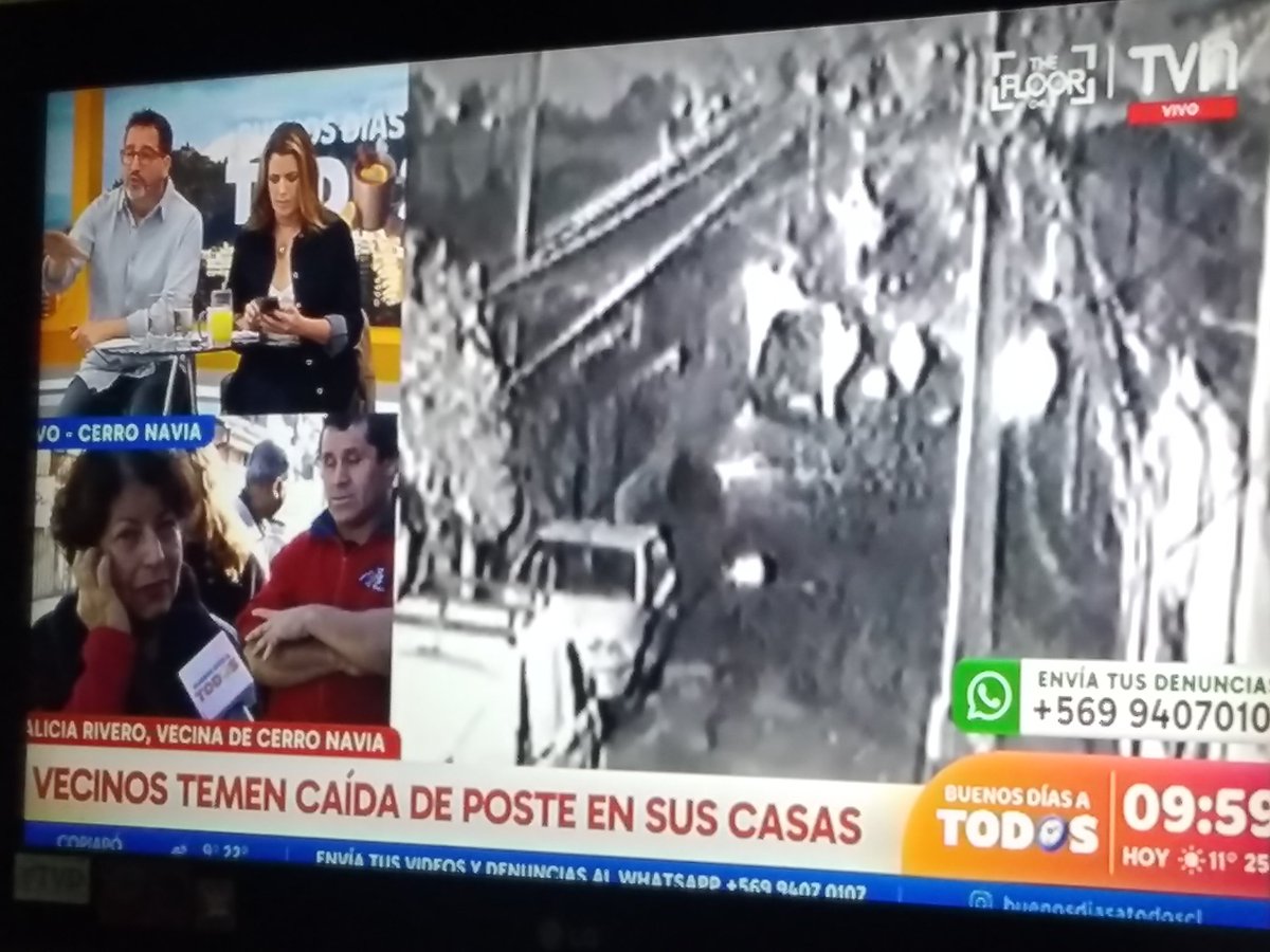 Luiscarbass's tweet photo. @BuenosDiasTVN  ENEL SON IRRESPONSABLES, ME VIENE A LA MEMORIA CHILECTRA SIEMPRE LOS  VEIAMOS , PERO ENEL MALA EMPRESA NO SE VEN NUNCA PORQUE SON CONTRATISTAS...PESIMO..SE RIEN EN NUESTRA CARA .. https://t.co/h3PXHSuNrq