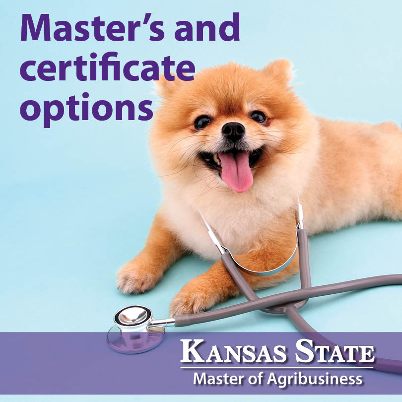 Did you know Kansas State University’s Master of Agribusiness program offers an online business-focused graduate degree, certificate, and individual courses for animal health and companion animal professionals? Learn more at bit.ly/3ylG2GH #BeMAB