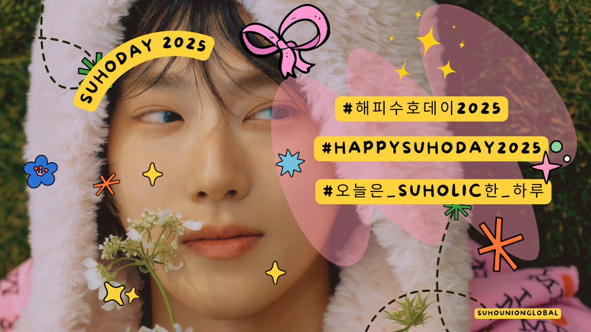 suhounionglobal's tweet photo. 🐰 HAPPY SUHO DAY 🐰

Your warmth and kind soul inspire us every day. May your year be filled with the same comfort and wishing you receive the happiness you give to us tenfold  ❤️ 

#해피수호데이2025
#HAPPYSUHODAY2025
#오늘은_SUHOlic한_하루 https://t.co/z4o9owW07C