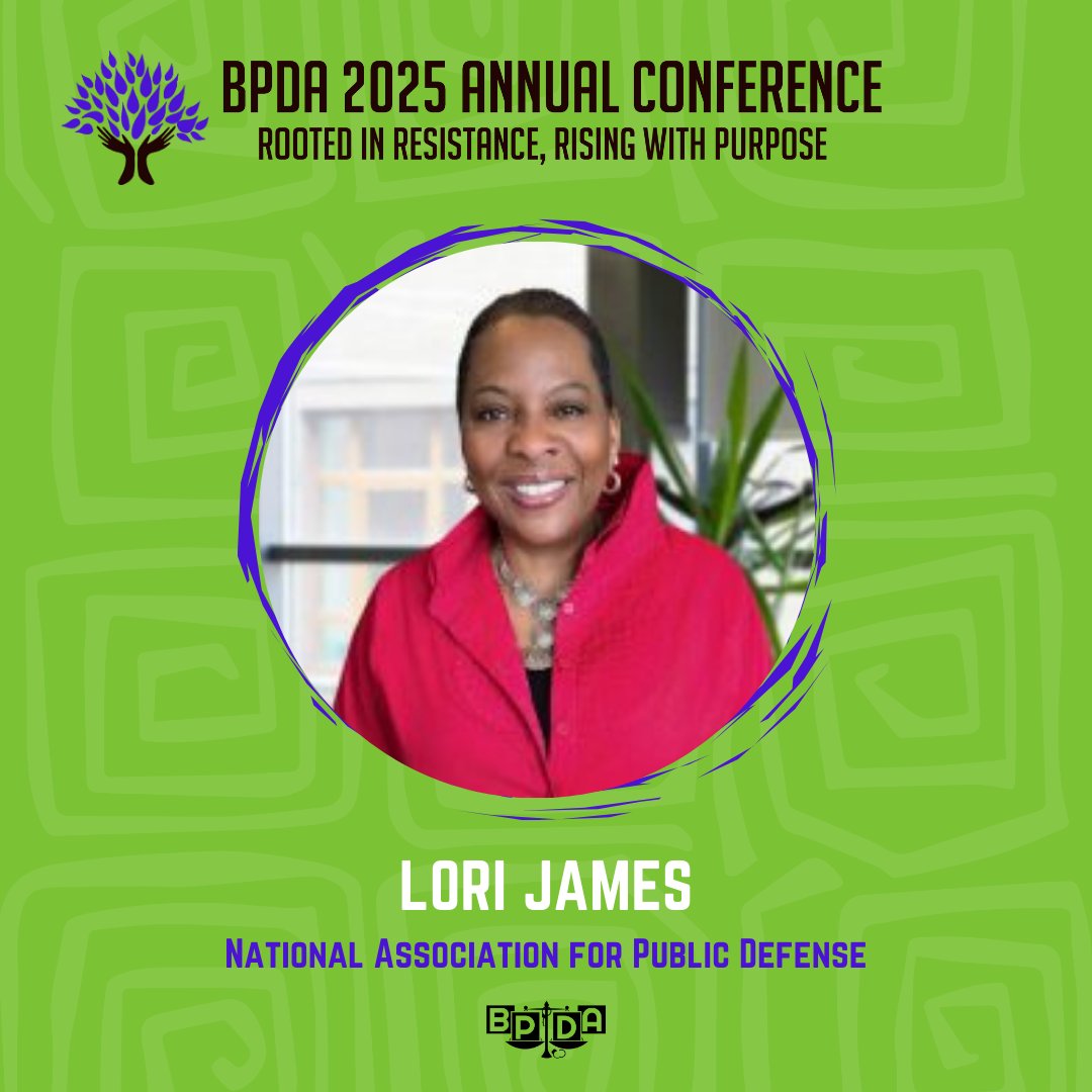 Lori James of <a href="/NAPD2013/">The NAPD</a> will be presenting at our 2025 Annual Conference! 🌳✨ As part of the Elevating Your Leadership track, her session "Servant Leadership in Public Defense" will explore why transformational leadership is about fortifying your purpose. ow.ly/yLhk50VLyCL