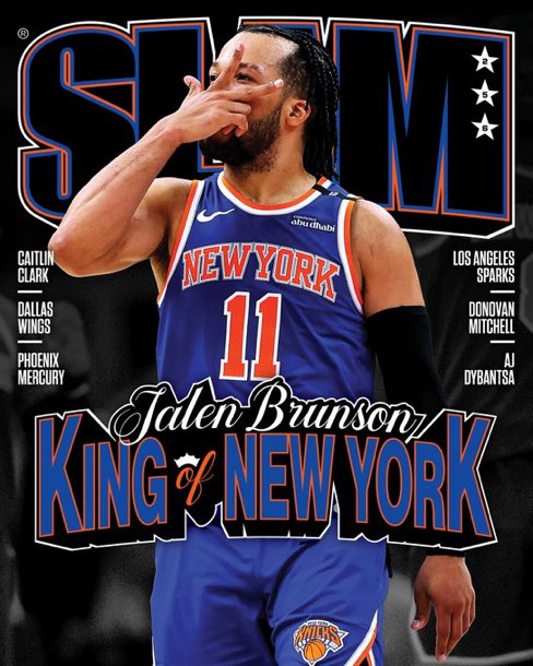 JALEN BRUNSON’S NEW SLAM COVER

THE KING OF NEW YORK