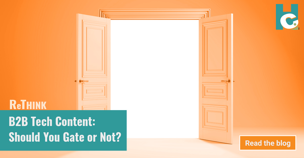 Every piece of B2B tech online content is an opportunity to engage with potential customers. Should you gate it or not? Our latest blog explores that critical question bit.ly/3S50UMc👉 talktohci@hcimarketing.com. 

#B2BMarketing #B2Bstrategy #TechnicalContentWriting