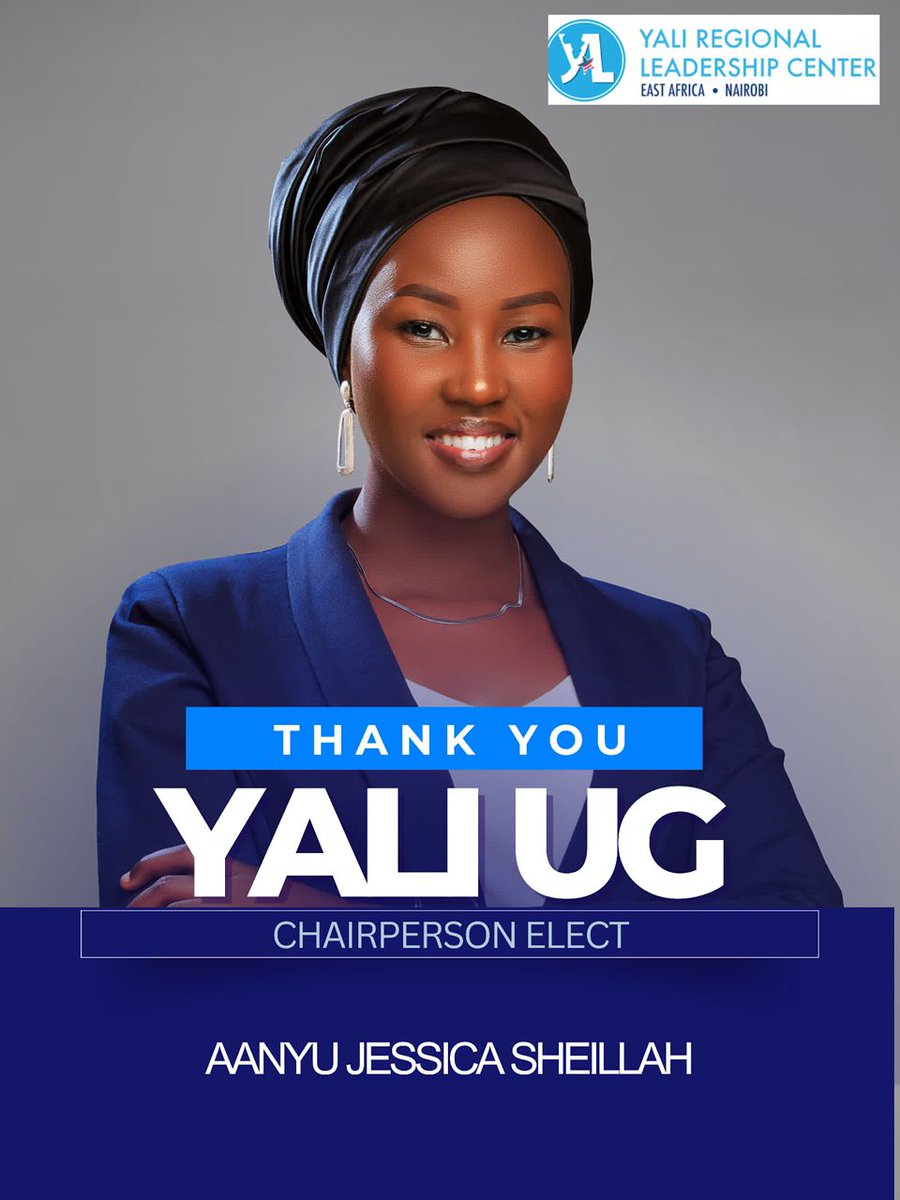 Jessica Sheillah Aanyu (@jessica_aanyu) on Twitter photo “Appointed for such a time as this.” – Esther 4:14
I am truly humbled and honored to be elected Chapter Chairperson for <a href="/YALIRLCAlumniUg/">YALIRLCEA Alumni- UG</a>
I’m ready to serve with humility and purpose, with compassion and integrity and most importantly with you my community.
#YALIDecides “Appointed for such a time as this.” – Esther 4:14
I am truly humbled and honored to be elected Chapter Chairperson for <a href="/YALIRLCAlumniUg/">YALIRLCEA Alumni- UG</a>
I’m ready to serve with humility and purpose, with compassion and integrity and most importantly with you my community.
#YALIDecides