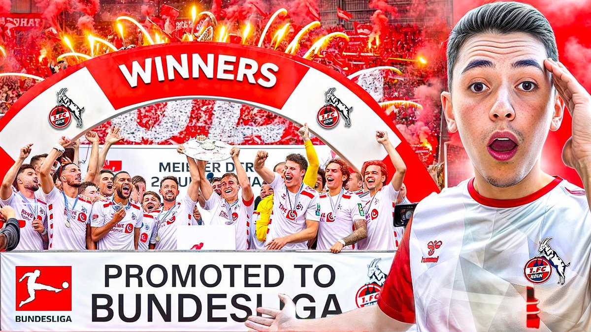 The Moment FC Köln Promote and Become 2. Liga Meister

Check out this insane Video 👇
youtu.be/VLOzdItC7Gs?si…

#effzeh #fcköln <a href="/fckoeln/">1. FC Köln</a> <a href="/fckoeln_en/">1. FC Cologne</a>
