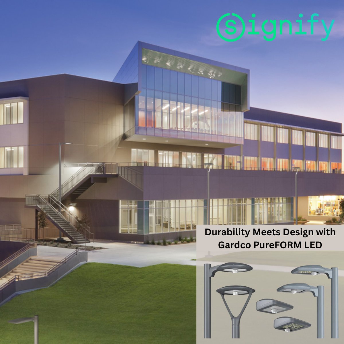 Province_Electr's tweet image. The Gardco PureFORM LED family delivers reliable, energy-efficient performance with sleek architectural design ideal for area, pathway, and street lighting

(888) 795-1795
info@province-electric.com

#OutdoorLighting #LEDLightingSolutions #MunicipalProjects #ElectricalContractor