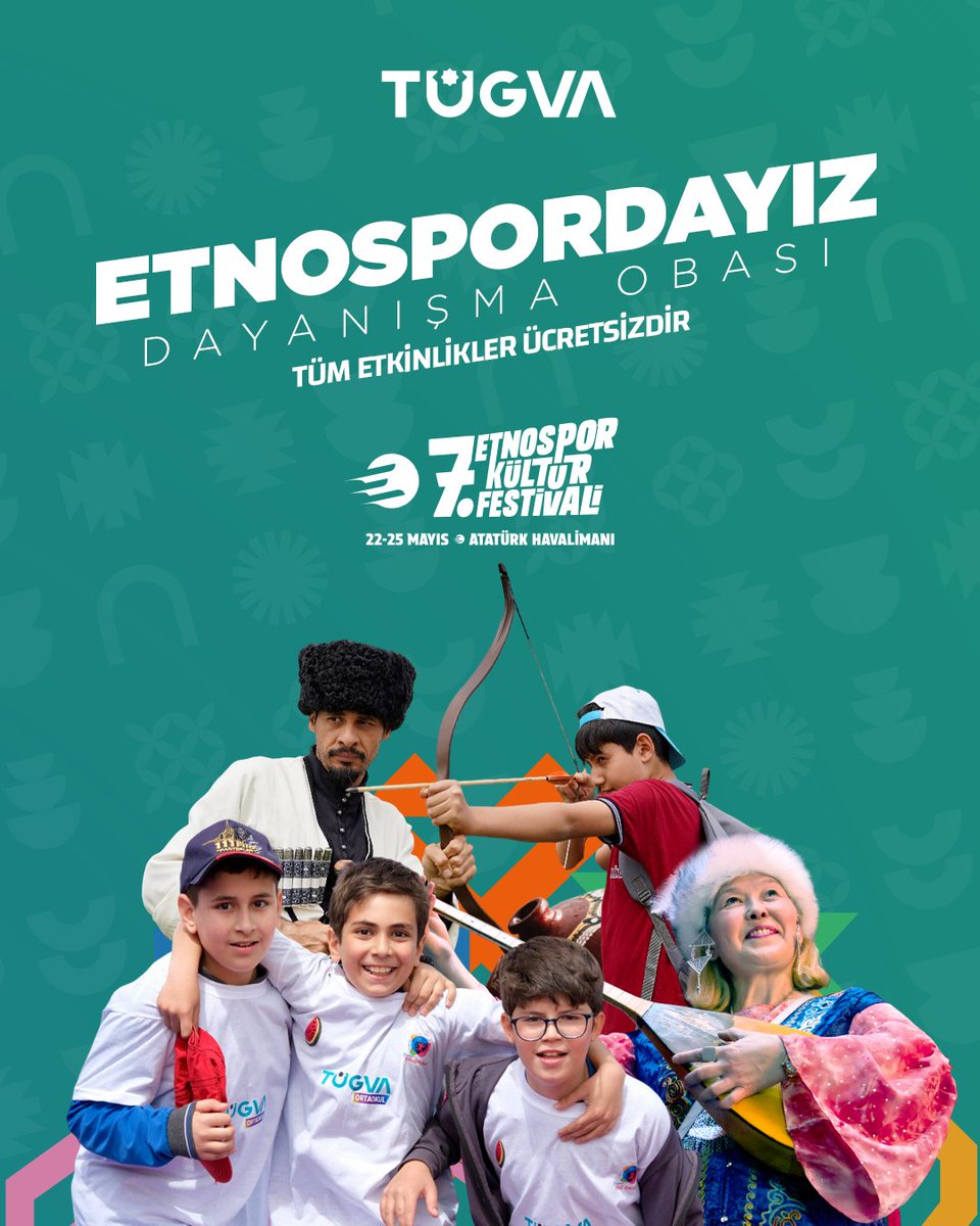 Arkadaşlar,
22-25 Mayıs tarihleri arasında, 7. Etnospor Kültür Festivali’nde biz de yerimizi alıyoruz. 

İcathane ve Hünerhane standlarımız, Doğa Kampı, Yaz Okulu tanıtımlarımız ve kültür-sanat etkinliklerimizle sahada olacağız. 

Sizi de bu büyük kültür yolculuğuna davet
