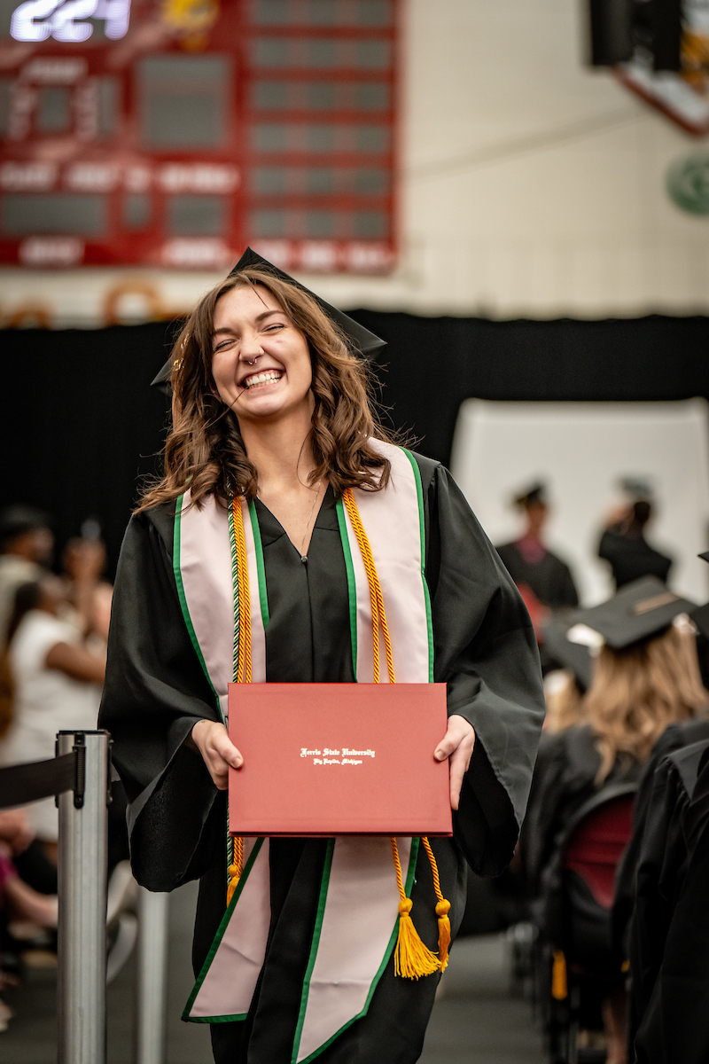 FerrisState's tweet image. Still riding that commencement feeling because why limit the celebration to a day?? That's just silly.💛