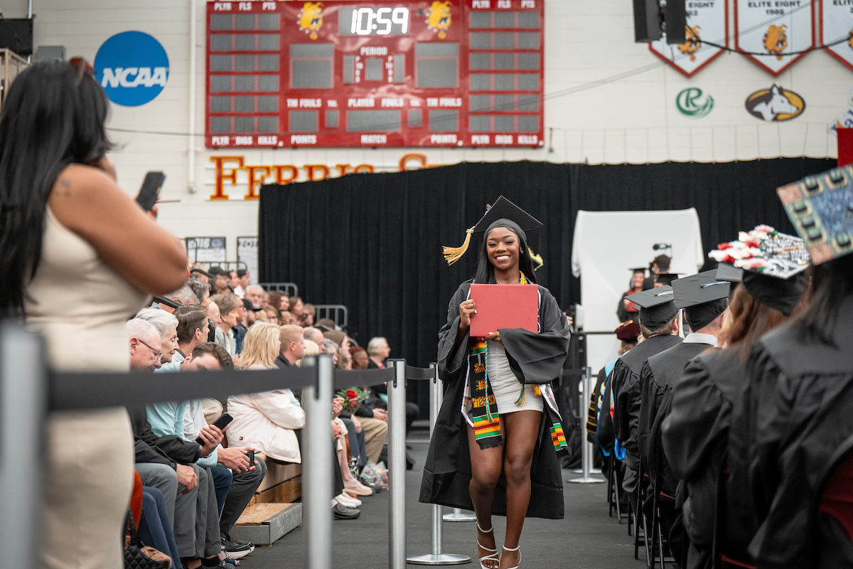 FerrisState's tweet image. Still riding that commencement feeling because why limit the celebration to a day?? That's just silly.💛