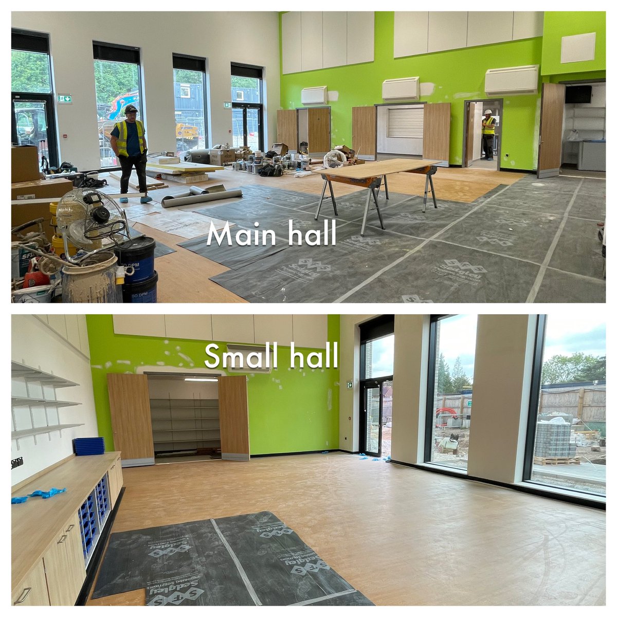 As we approach the end of the half-term, here’s a sneaky peak of the new build interior #article3 #article17
1/2