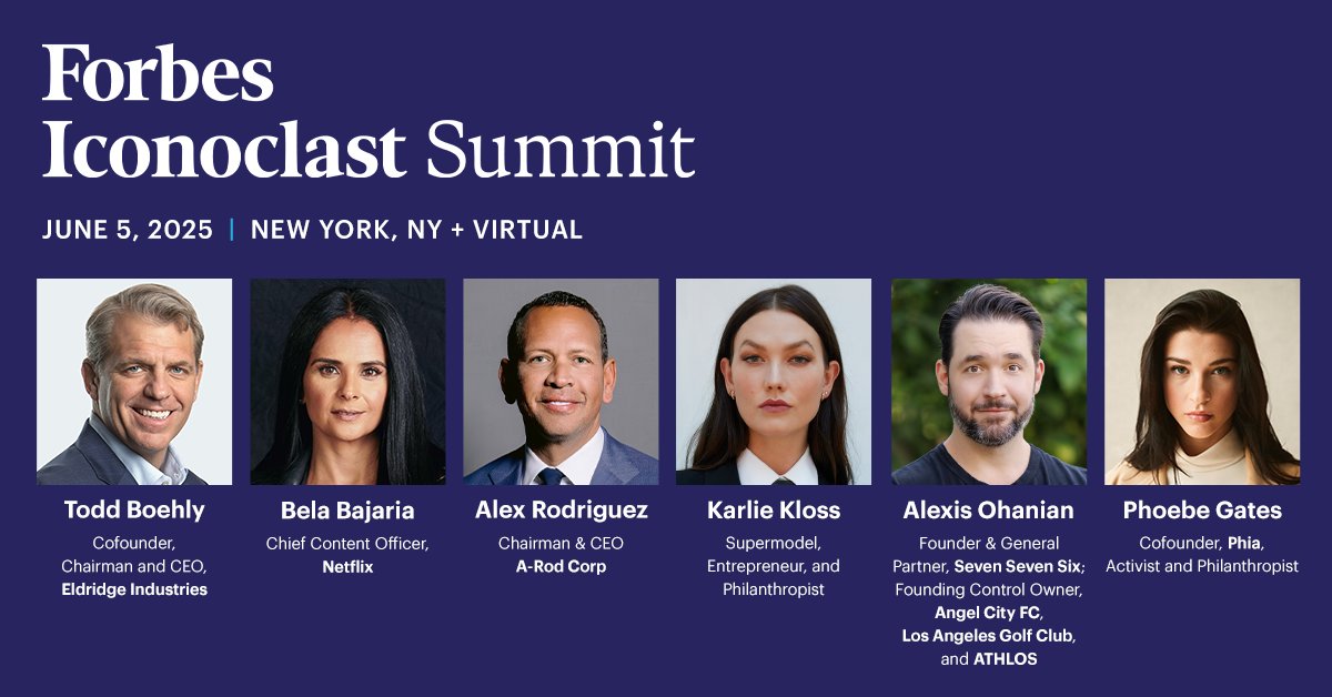 Don't miss your chance to attend the Forbes Iconoclast Summit, #ForbesIconoclastSummit global leaders will dive into the critical question: "How can investors seize opportunity in a dynamic market?  Register to attend virtually today. 
lnkd.in/eFAFc3xA