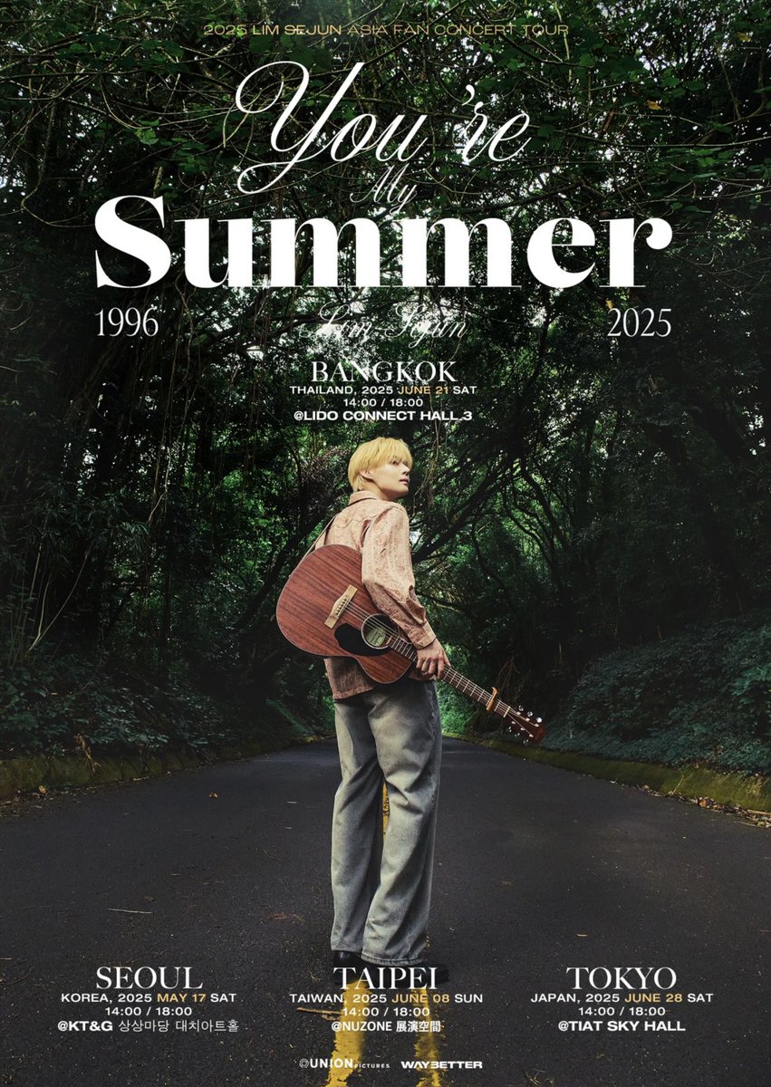 *แก้ไข* แฟนคอนเซจุนจัดที่ลิโด้ มีรอบบ่ายสองกับหกโมง บัตรวีไอพีราคา 4,500 ได้ซาวน์เช็ค+ฟตก+ไฮทัช หลังจบการแสดงมีกิจกรรมถ่ายรูป 1:1 ราคา 1,110 (จำกัด5ใบ/คน) บัตรรอบ early bird เลือกที่นั่งไม่ได้ และเปิดขายวันมะรืน คือพี่คะ🥹