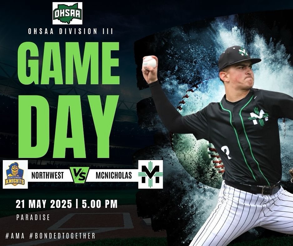 Archbishop McNicholas Baseball (@mcnbase) on Twitter photo Round 1 of the @ohsaasports Division 3 Tournament. The <a href="/NW_Knights2025/">Northwest Knights Baseball</a> visit Paradise to take on the Rockets. #RoadtoCanalPark #AMA @mcnathletics Round 1 of the @ohsaasports Division 3 Tournament. The <a href="/NW_Knights2025/">Northwest Knights Baseball</a> visit Paradise to take on the Rockets. #RoadtoCanalPark #AMA @mcnathletics
