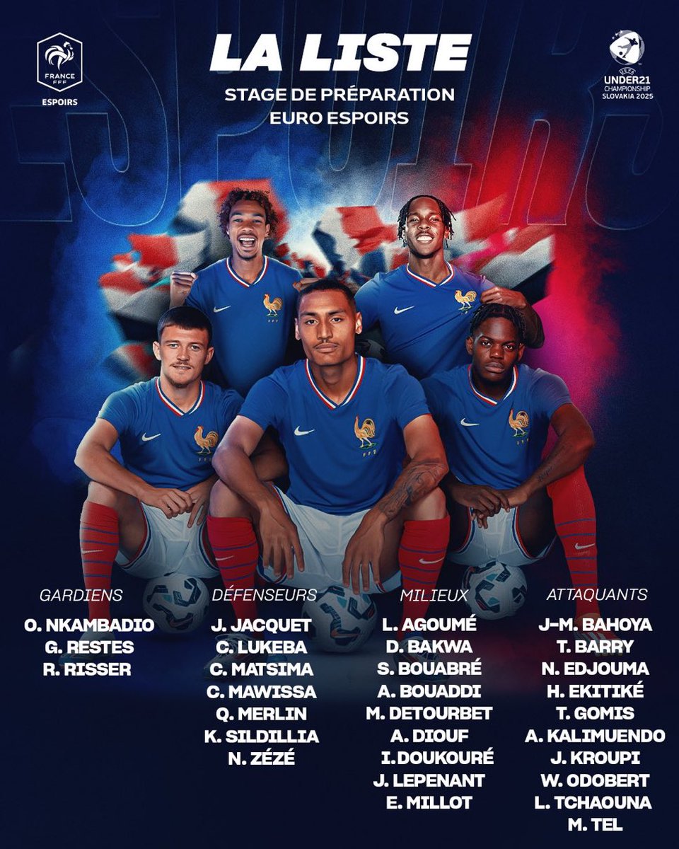 DonFcgb's tweet photo. 📰 #ActuDesAnciens : 

🐓💙 Félicitations à 𝘿𝙞𝙡𝙖𝙣𝙚 𝘽𝙖𝙠𝙬𝙖, retenu par le sélectionneur Gérald Baticle pour participer au stage de préparation à l’𝙀𝙪𝙧𝙤 𝙀𝙨𝙥𝙤𝙞𝙧𝙨 avec l’@equipedefrance 🇫🇷, qui débute lundi prochain à Clairefontaine ! https://t.co/xNanuHaApG