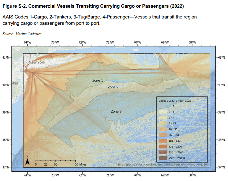 McQPartners's tweet photo. McQuilling Renewables LLC was contracted in 2023 by NYSERDA to assess marine uses beyond the 60-meter depth contour in waters off NYS in support of offshore wind site planning. Published Feb 2025, the study is now available for download: https://t.co/wtLS1vHJJ0 https://t.co/TGQJLhiIAy