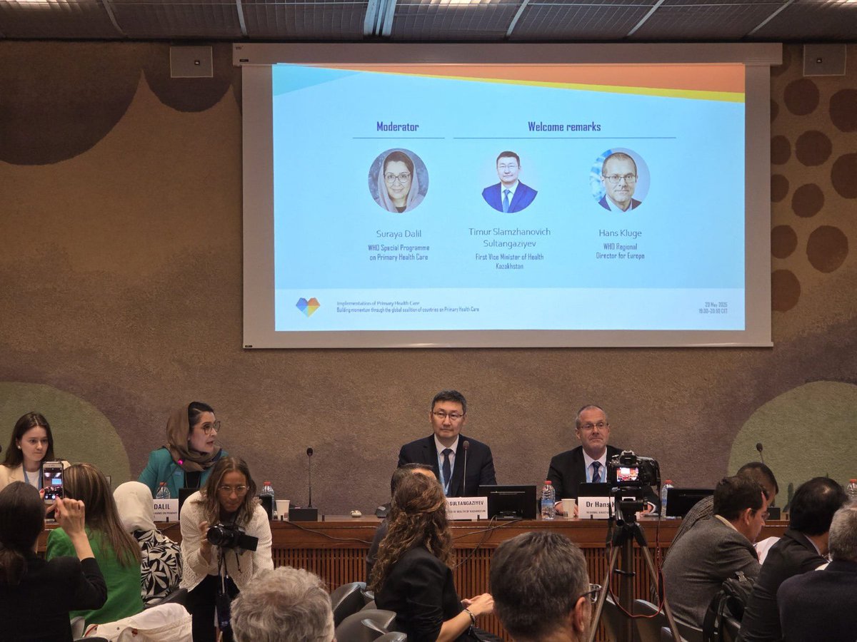 hans_kluge's tweet image. At #WHA78, we took another step forward in strengthening the Global Coalition of Countries for Primary Health Care – keeping political momentum alive for health systems that truly serve people.

#PHC must be at the center of our efforts to build a healthier, fairer world.

And…