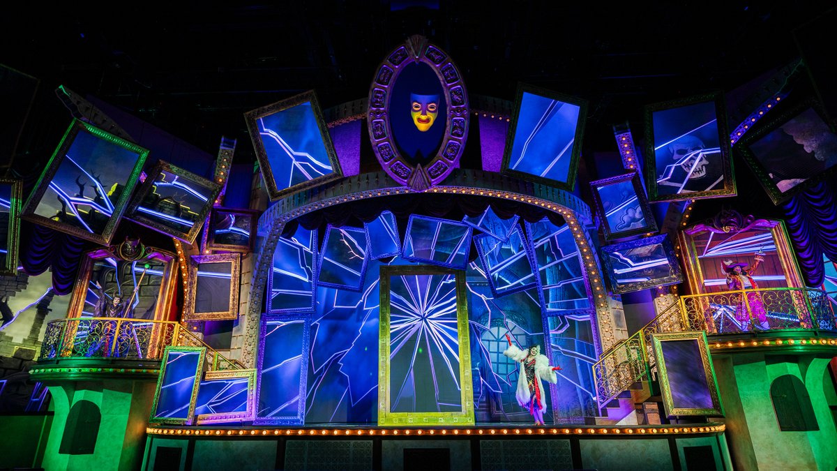 FIRST LOOK: Walt Disney World shared photos of Disney Villains: Unfairly Ever After at Disney’s Hollywood Studios. The show features cutting-edge stage design, effects, live musical numbers, and more. 🔥