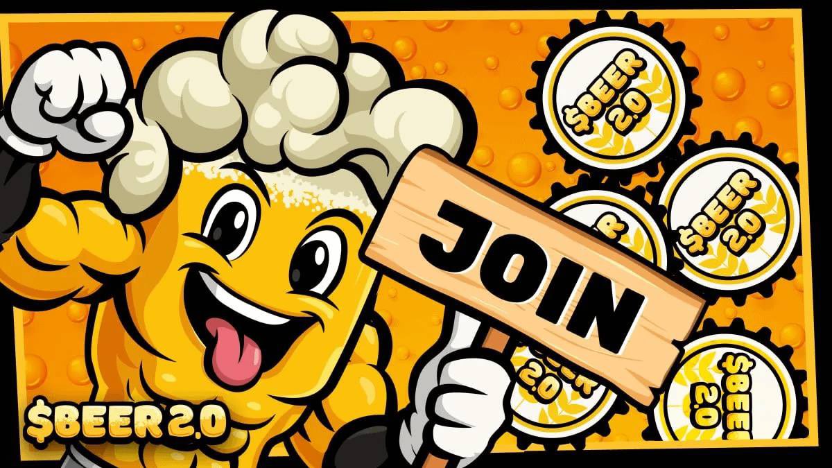 . $BEER  500M and now 2.0 … ? 

🍺 Smarter tokenomics
🍺 Early presale bonuses
🍺 Top-tier CEX listings incoming
🍺 Degen making

Print incoming