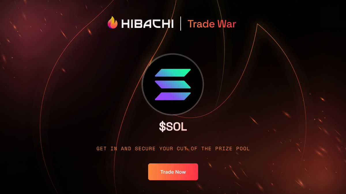 $SOL Trade War still live 🔥

Participate now and secure your share of the prize pool.