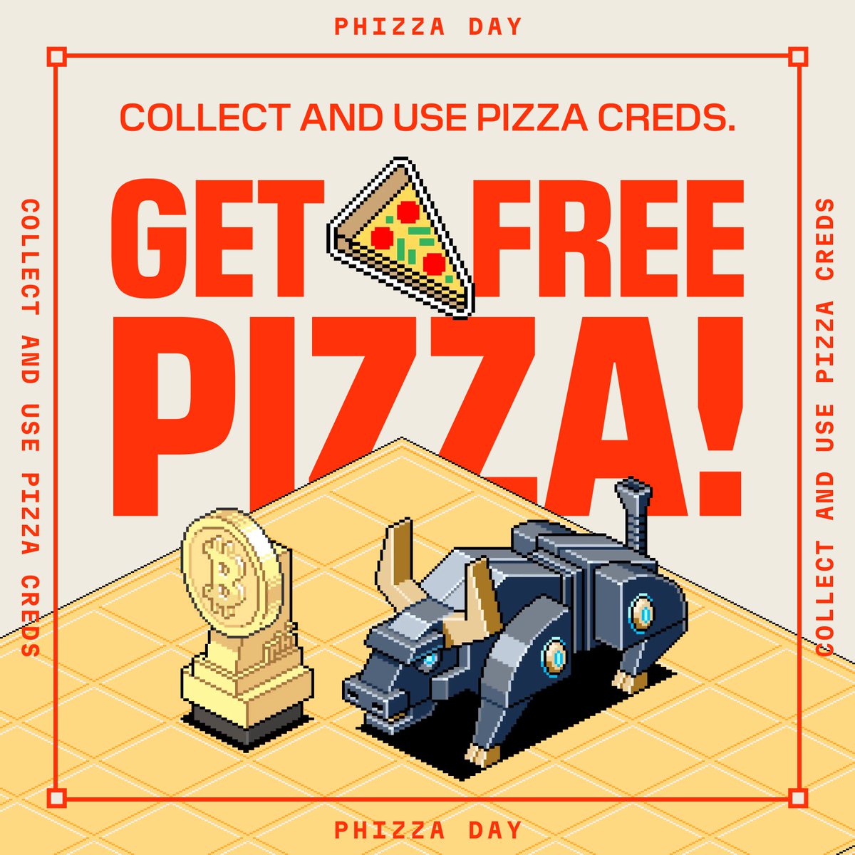 Happy Bitcoin Pizza Day! #BitcoinPizzaDay

To celebrate we are giving away free Pizzas 🍕

Want some? Read the thread 🧵