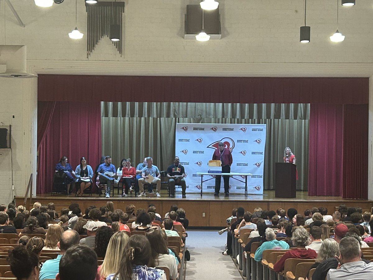 7th Grade Awards Ceremony is under way! #RamsRiseUp🐏