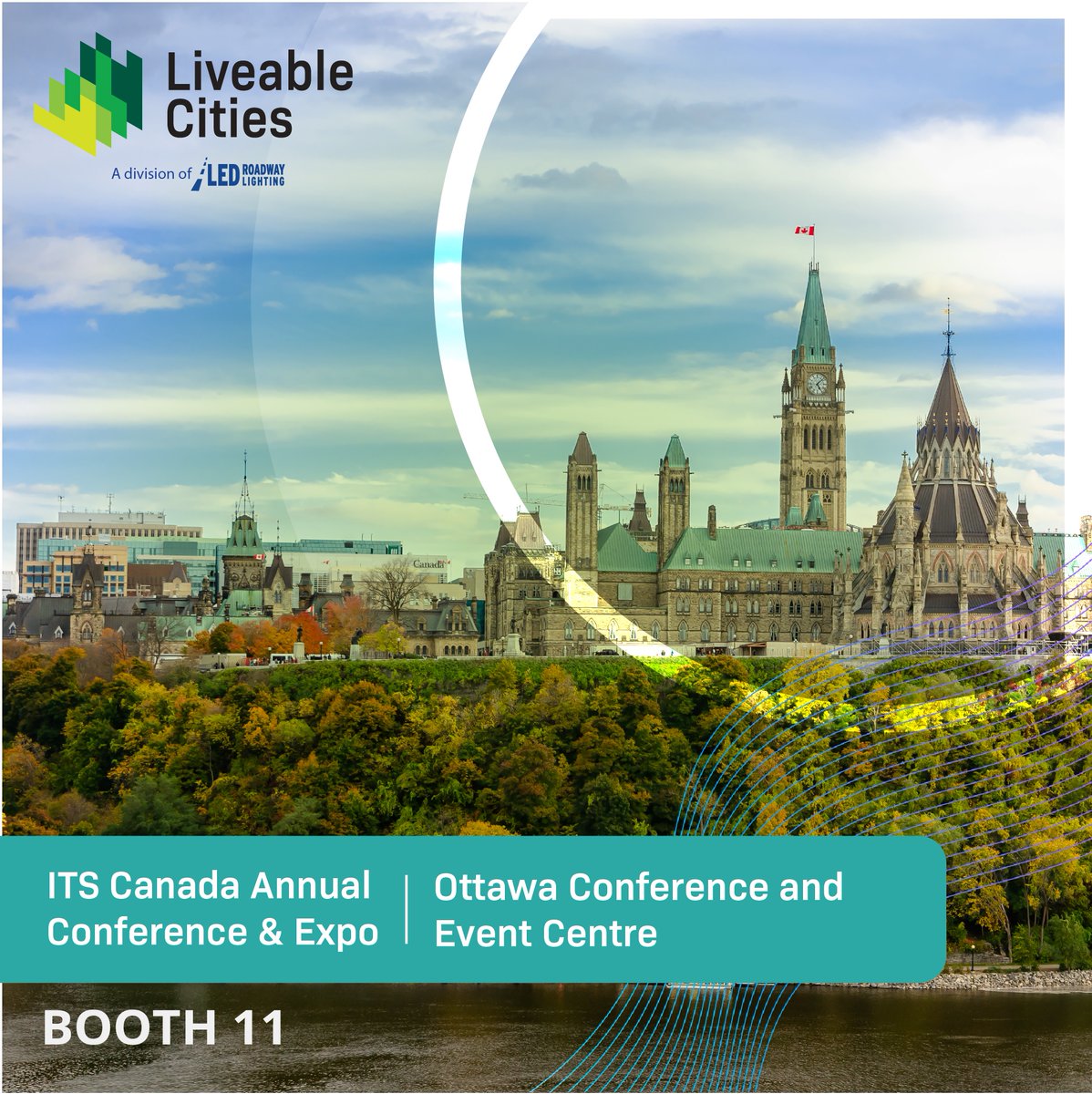 We’re at #ITSCanada2025 in Ottawa! 🇨🇦
Proud to have Adam Chaffey, Technical Director of Smart Lighting, representing Liveable Cities and sharing insights on connected infrastructure.

Let’s shape the future of mobility together.
#SmartCities #SmartLighting #ITS2025