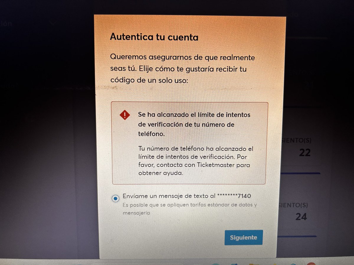 stereopher's tweet photo. @ServicioTM ,me sale este error en mi cuenta ,requiero ayuda URGENTE ya que quiero transferir unos  boletos hoy,si puedo acceder a mi cuenta https://t.co/8ZQphLsPmW