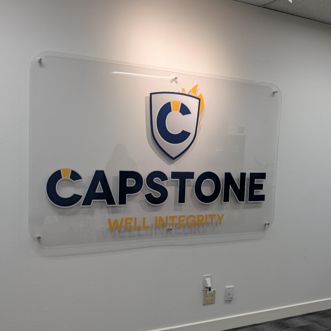 tnt_customs's tweet image. CAPSTONE
Well Integrity on Display.

Custom office signage built to impress. Clean, bold, &amp;amp; branded — just how it should be. 🔥
#OfficeSignage #InteriorSigns #CustomGraphics #BusinessBranding #Capstone #TNTCustoms #qualitythatsticks
••• THE SHOP - @tntcustomsgraphics @tntkits