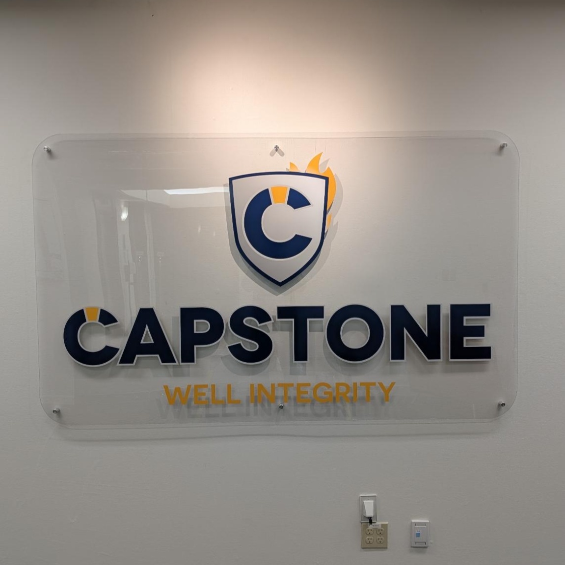 tnt_customs's tweet image. CAPSTONE
Well Integrity on Display.

Custom office signage built to impress. Clean, bold, &amp;amp; branded — just how it should be. 🔥
#OfficeSignage #InteriorSigns #CustomGraphics #BusinessBranding #Capstone #TNTCustoms #qualitythatsticks
••• THE SHOP - @tntcustomsgraphics @tntkits