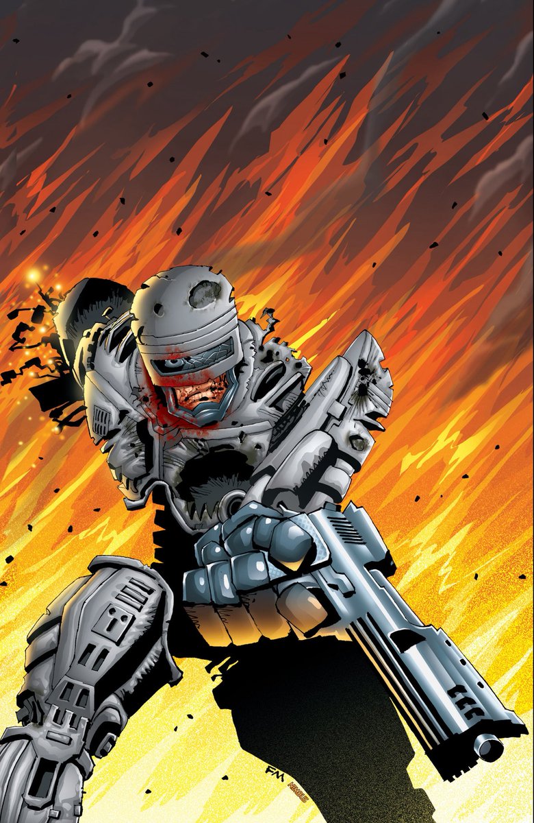 CoolComicArt's tweet photo. Robocop (2003) covers by Frank Miller @FrankMillerInk https://t.co/NBe9UzLTJ5