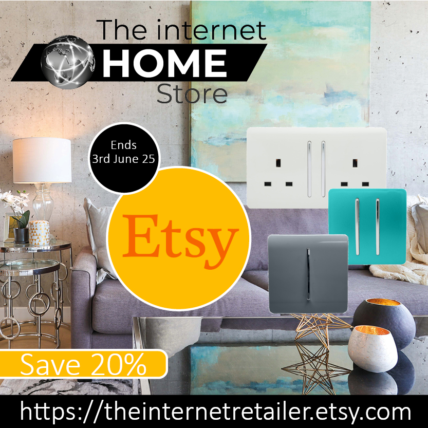 InterHomeStore's tweet image. ⚡️ 20% OFF Trendi Switch products on Etsy! ⚡️
Bold. Stylish. Modern. Upgrade your switches &amp;amp; sockets today.
🛒 Shop now: theinternetretailer.etsy.com
Limited time only—don’t miss out! 🔥

#TrendiSwitch #HomeDecor #EtsySale #InteriorDesign #SwitchInStyle