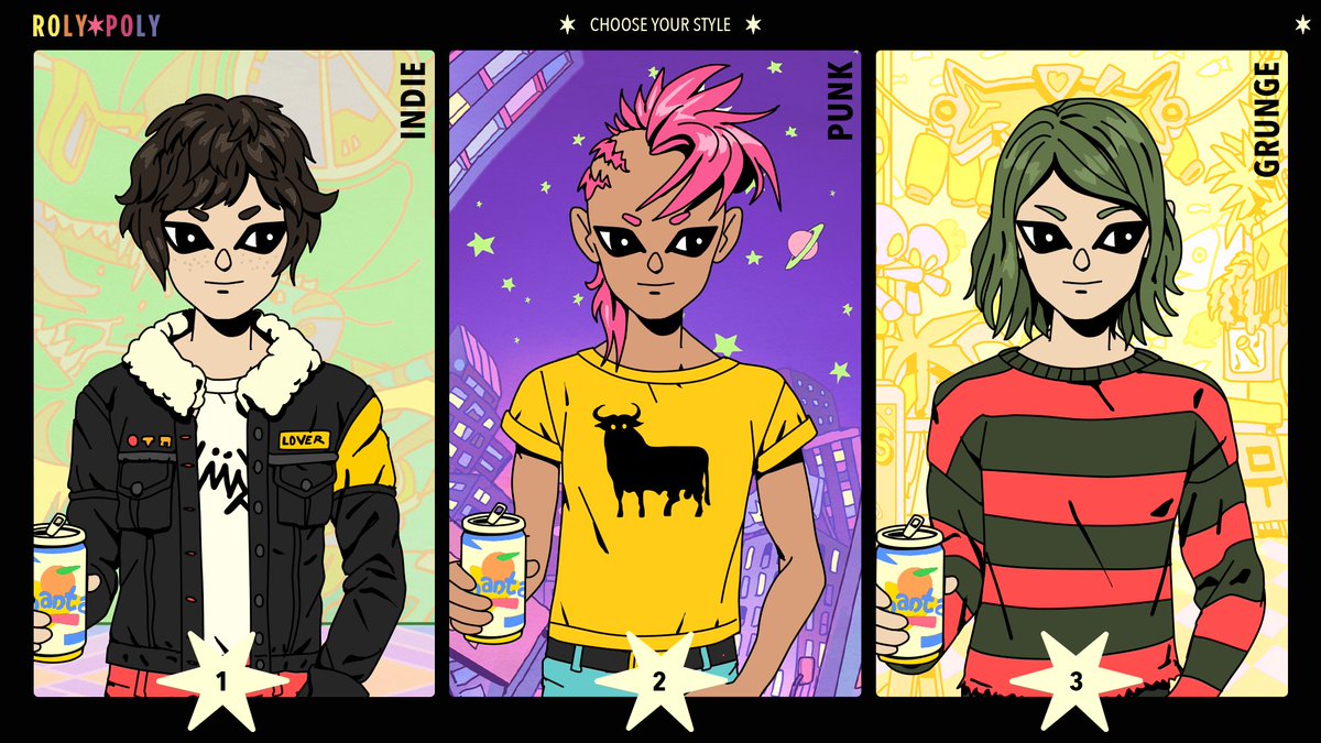 We’re working on a short manga together with our community. Your choices will shape the story of this character 👇

Q1: What kind of music band was he a member of?
1️⃣ Emo 2️⃣ Punk 3️⃣ Grunge

Want to talk about it? Join todays Discord AMA @ 3PM UTC. Voting closes in 24 hrs.

✶