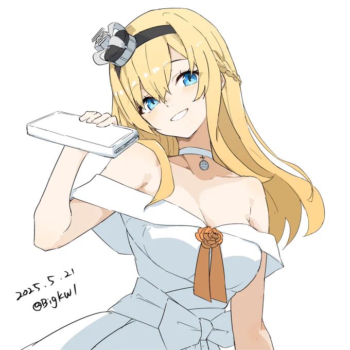 ウォースパイト#艦これ版深夜の真剣お絵描き60分一本勝負 #艦これ版真剣お絵描き60分一本勝負_20250521 