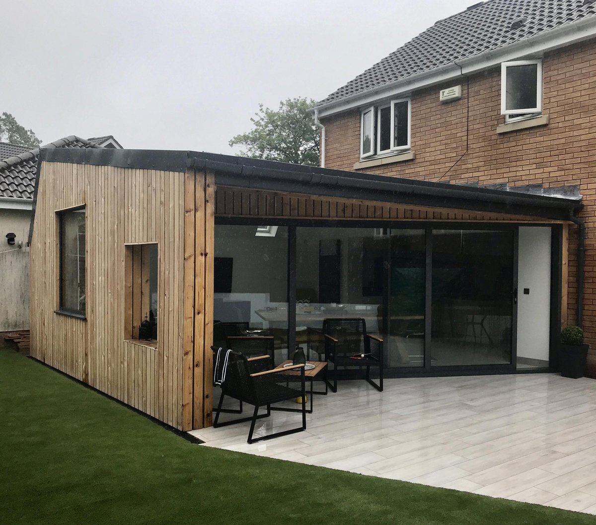 Completed: rear extension in #Neath