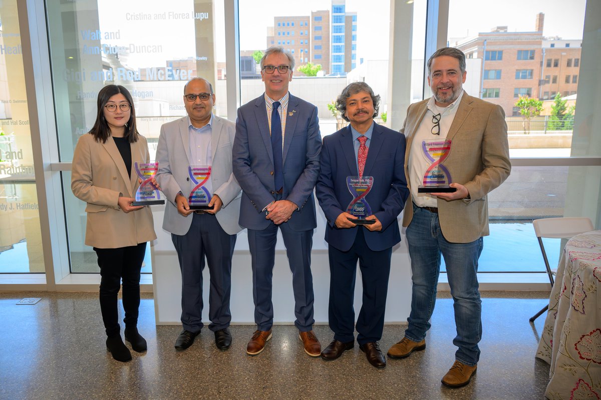 OMRF (@omrf) on Twitter photo As part of our annual honors and awards ceremony yesterday, we presented a special award to <a href="/phfokc/">Presbyterian Health Foundation</a> for its role in supporting science at OMRF and in Oklahoma, plus eight of our scientists for their scientific achievements.
⭐ omrf.org/2025/05/21/omr… As part of our annual honors and awards ceremony yesterday, we presented a special award to <a href="/phfokc/">Presbyterian Health Foundation</a> for its role in supporting science at OMRF and in Oklahoma, plus eight of our scientists for their scientific achievements.
⭐ omrf.org/2025/05/21/omr…