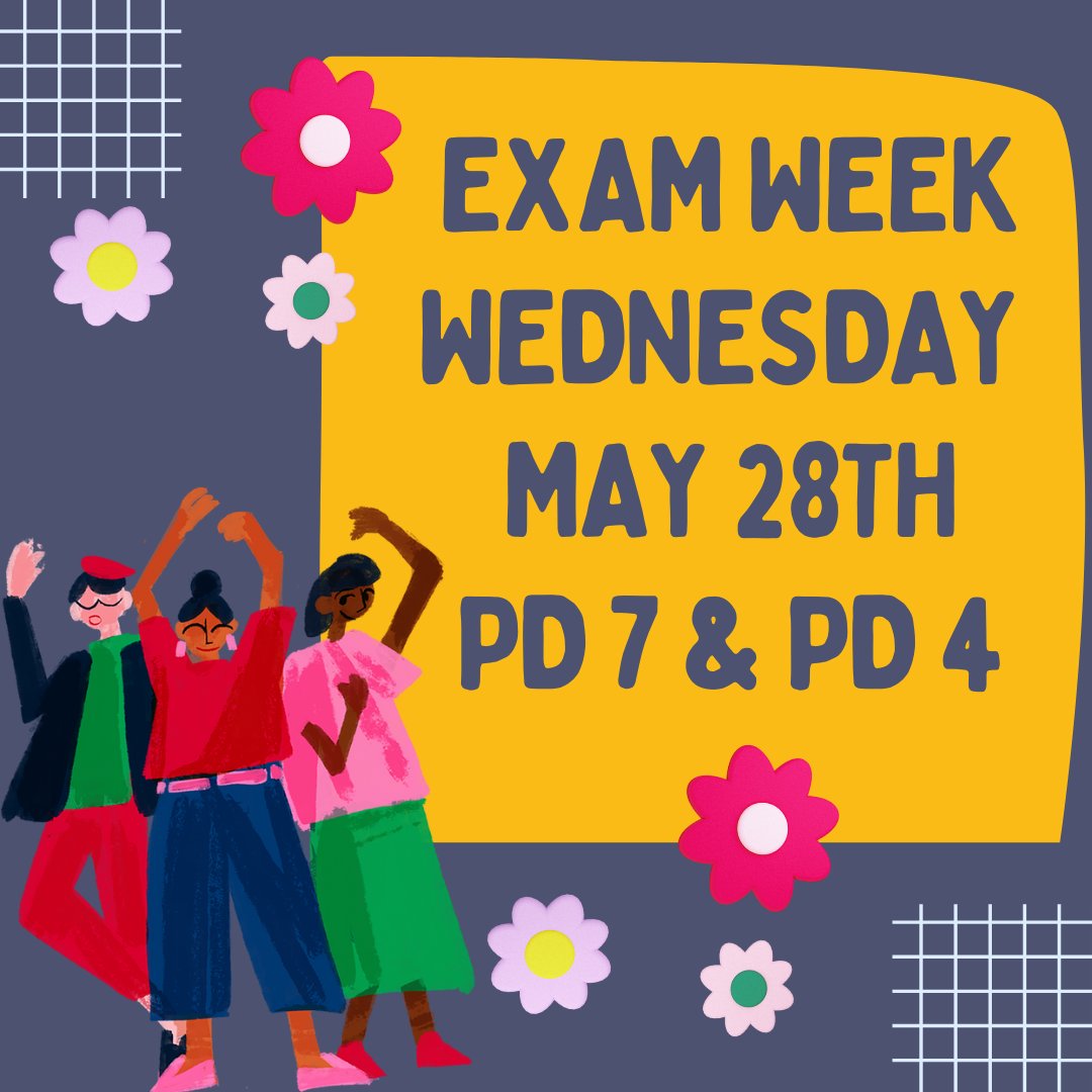 <a href="/HCPS_SumnerHS/">Sumner High School</a> Exam Week - Day 3, grab and go lunches just before EARLY dismissal at 12:50pm.