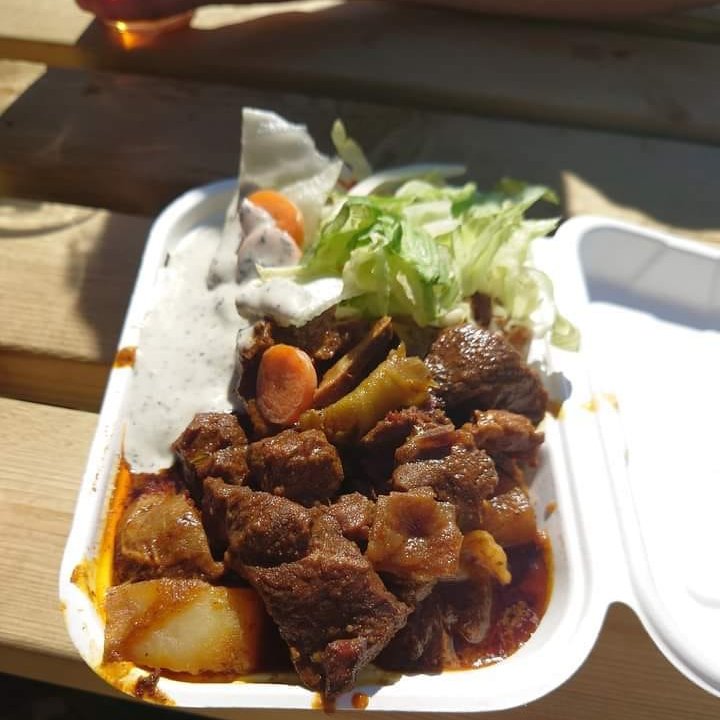 Hey there! We'd love for you to join us on the last Friday of each month from 6 PM to 9 PM <a href="/Market/">Rick Munarriz</a> Hall, Market Place, Stockport, SK1 1ES Come on down for <a href="/skfoodiefriday/">Foodie Friday at Stockport Market</a>  Don't miss out on our delicious curry goat -it goes quickly! And the best part? We're gluten-free #followers