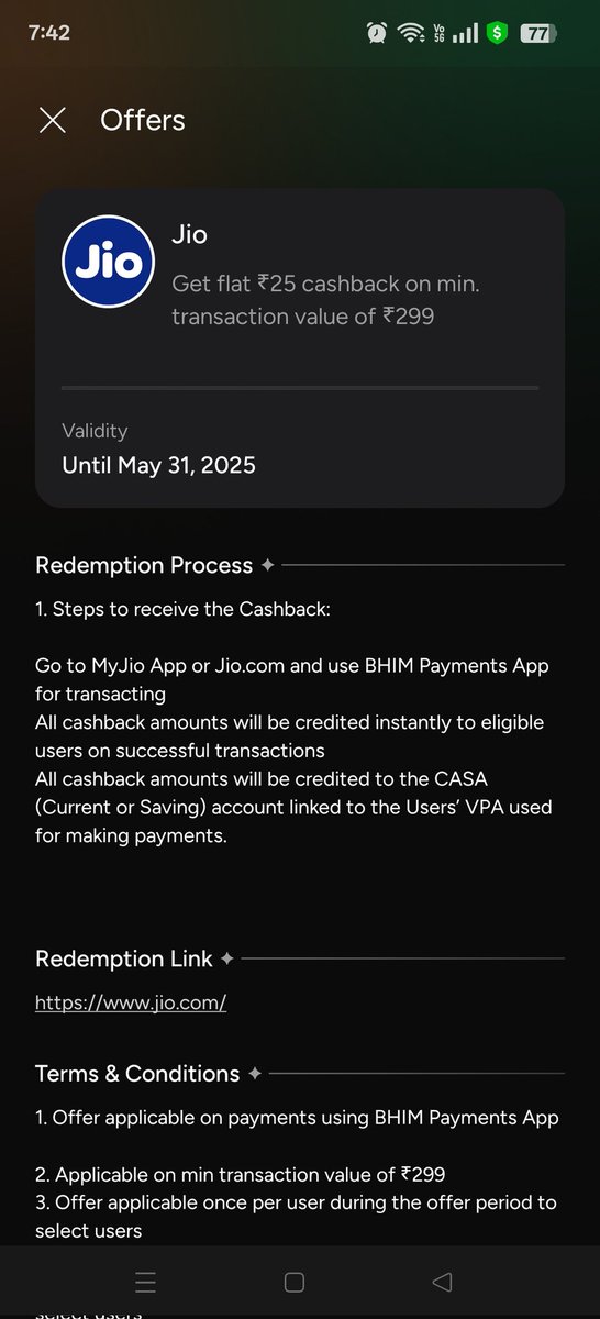 kenguvasiva's tweet photo. @NPCI_BHIM I have made a successful transaction under this offer. However, did not receive the promotional cashback.
Please assist. https://t.co/TqapF41QkG