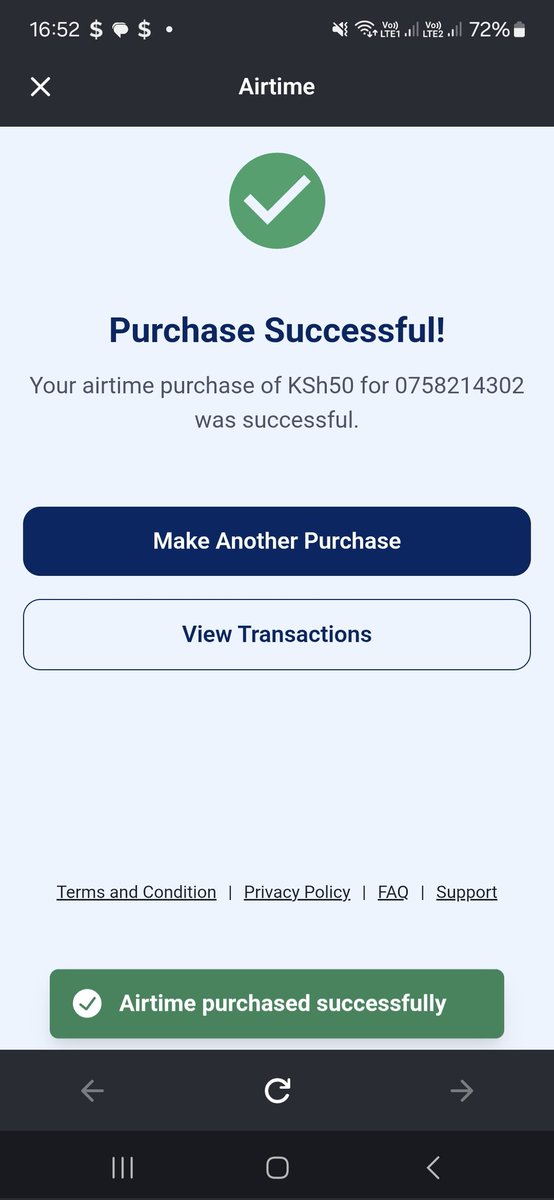 brian_atoli's tweet photo. Just bought Airtime these afternoon to call someone  ,using @BitGifty .It was an instant transaction. I bought it using my dollars in my wallet .And the best part is ,I get 10 cashback .These is super nice.
 #BitgiftyCryptoblitz https://t.co/wEQS1zjFfC