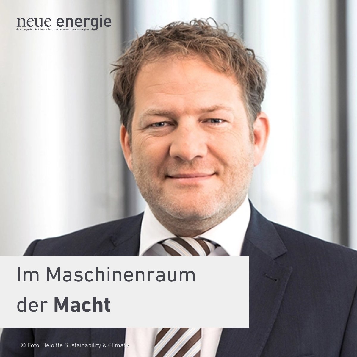 Im Maschinenraum der Macht
Die Energiewende entscheidet sich nicht nur auf Baustellen oder in Kraftwerken – sondern im Bundestag. Ein Gastbeitrag von Bernhard Lorentz:
🔗 neueenergie.net/artikel/politi…

 #Klimapolitik #ErneuerbareEnergien #Energiepolitik #Transformation #Bundestag