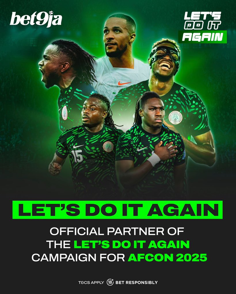 #SuperEagles #Bet9jaLetsDoItAgain #AFCON2025