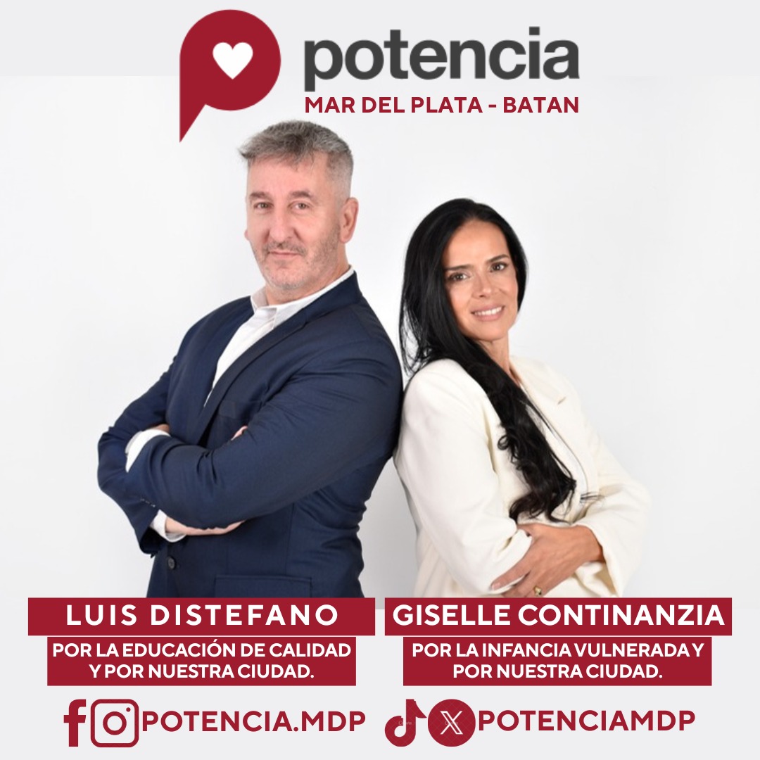 En Mar del Plata hay una nueva propuesta hecha por ciudadanos decentes y honestos. Los invitamos a conocer a Potencia Mar del Plata. 
<a href="/GiseContinanzia/">Giselle Continanzia♡</a> 
<a href="/DistefanoLuis/">Prof. Luis Distefano</a> 
<a href="/PotenciaBA/">Potencia</a> 
<a href="/Potenciamdp/">Potencia Mdp</a> 
<a href="/eugetale/">Maria Eugenia Talerico</a> 
#TalericoDiputada