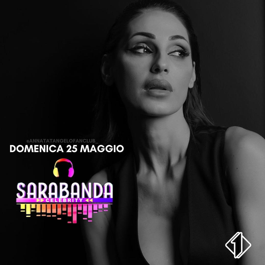 ATFANCLUB_'s tweet photo. NUOVO APPUNTAMENTO!
Domenica 25 maggio, alle 21:10, su Italia uno, la nostra @_AnnaTatangelo_ sarà a “SARABANDA CELEBRITY”. 

Sarà una bella serata, NON MANCATE! 
#annatatangelo #sarabanda #sarabandacelebrity #inferno https://t.co/mKfzsZJJ45