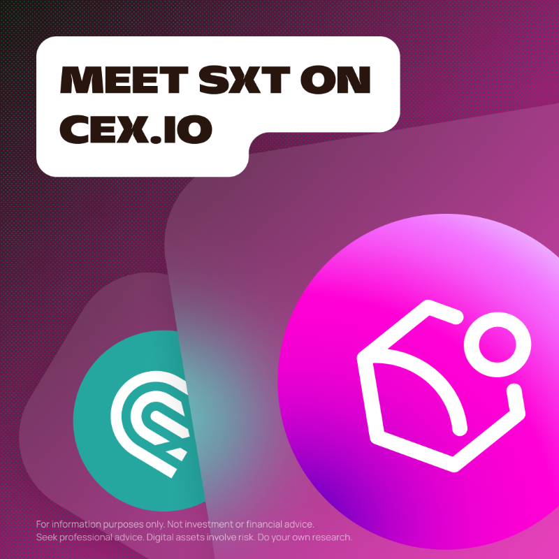 cex_io's tweet photo. 👾 @spaceandtime has launched on CEX•IO! 

🌐 Unlocking the decentralized dataverse, $SXT bringing scalable data warehousing to Web3. Add new treasure to your portfolio! — https://t.co/Cuf2Za3zYm ⬅️

#SXT #DeFI #Privacy #CEXIO #NewListing