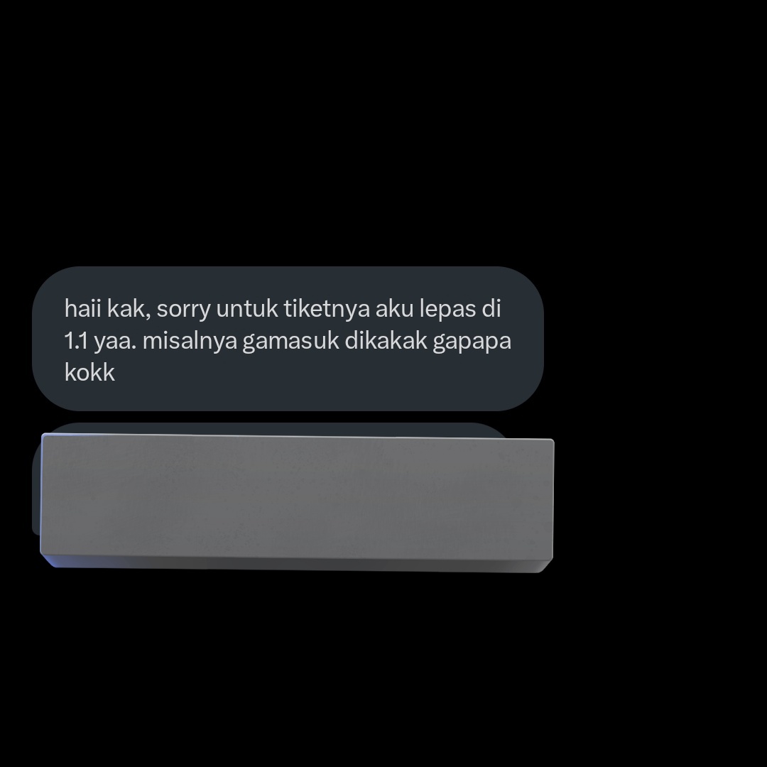 Teum kerja sama yuk buat calo2 yang jual harga sampai 3x lipat gini jangan dibeli. Biar mereka kapok, kita pada cari tiket tapi jual sampai 3-4x lipat mark up dari harga asli tuh jahat banget, cari untung disaat orang susah.