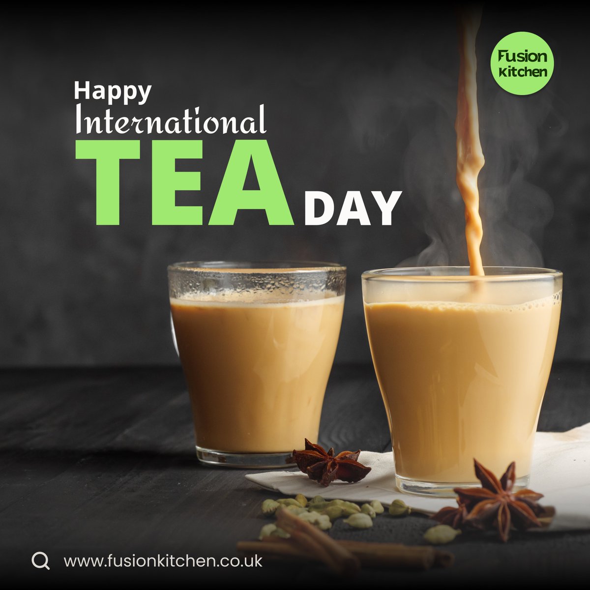 FusionKitchenuk's tweet photo. Fusion Wishes You a Happy International Tea Day!
Today, we celebrate the warmth, culture, and connection that every cup of tea brings.
Here’s to meaningful conversations, productive moments, and shared success — one sip at a time.

#FusionKitchen #InternationalTeaDay  #TeaDay2025 https://t.co/YhBUmOOAQv