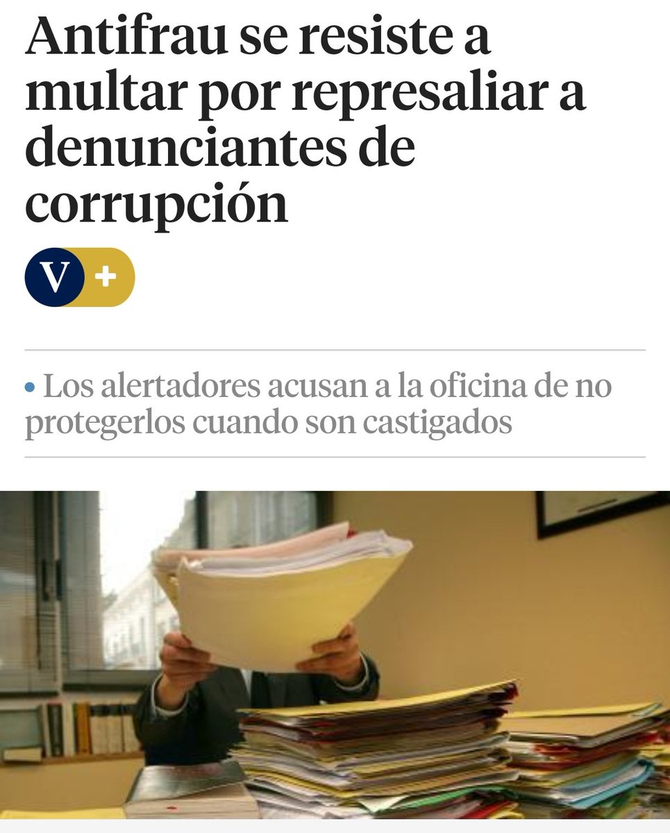 AEDICO_org's tweet photo. Antifrau @antifraucat se resiste a multar por represaliar a denunciantes de corrupción.

https://t.co/2V3jsjPgvY https://t.co/0poyqXAqV4