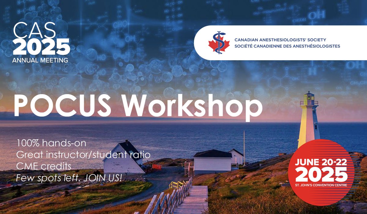 Yannis (@yannisdr) on Twitter photo 👉#POCUS workshops at #CASAM2025 — tailored for both beginner + advanced skill levels.
💯% HANDS-ON. Earn Section 3 CME credits.
Few spaces left!👀
<a href="/CAS_CVT/">CAS CVT Section</a>
Great instructors: <a href="/pperezde/">Pablo Perez d’Empaire, MD, FRCPC, FCCM, FASE</a> <a href="/JMorenoGarijo/">Jacobo Moreno Garijo</a> <a href="/ElmariNeethling/">Elmari Neethling</a> 👉#POCUS workshops at #CASAM2025 — tailored for both beginner + advanced skill levels.
💯% HANDS-ON. Earn Section 3 CME credits.
Few spaces left!👀
<a href="/CAS_CVT/">CAS CVT Section</a>
Great instructors: <a href="/pperezde/">Pablo Perez d’Empaire, MD, FRCPC, FCCM, FASE</a> <a href="/JMorenoGarijo/">Jacobo Moreno Garijo</a> <a href="/ElmariNeethling/">Elmari Neethling</a>