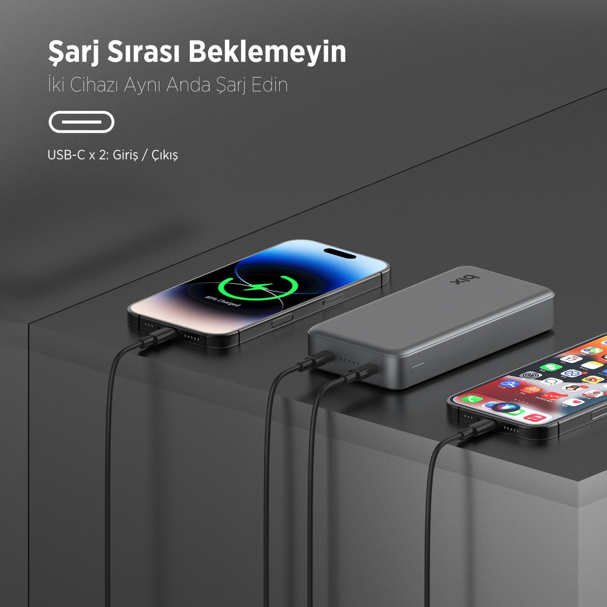 bixcomtr's tweet photo. PB205 20000mAh PD 20W Çift USB-C Portlu Hızlı Şarj Destekli Taşınabilir Metal Powerbank 

https://t.co/HtMIugFS6m https://t.co/MNRHi65tcA
